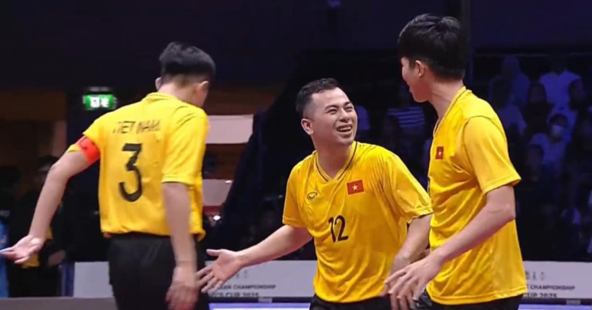 Cầu mây Việt Nam giành 2 HCB thế giới sau khi thắng Thái Lan