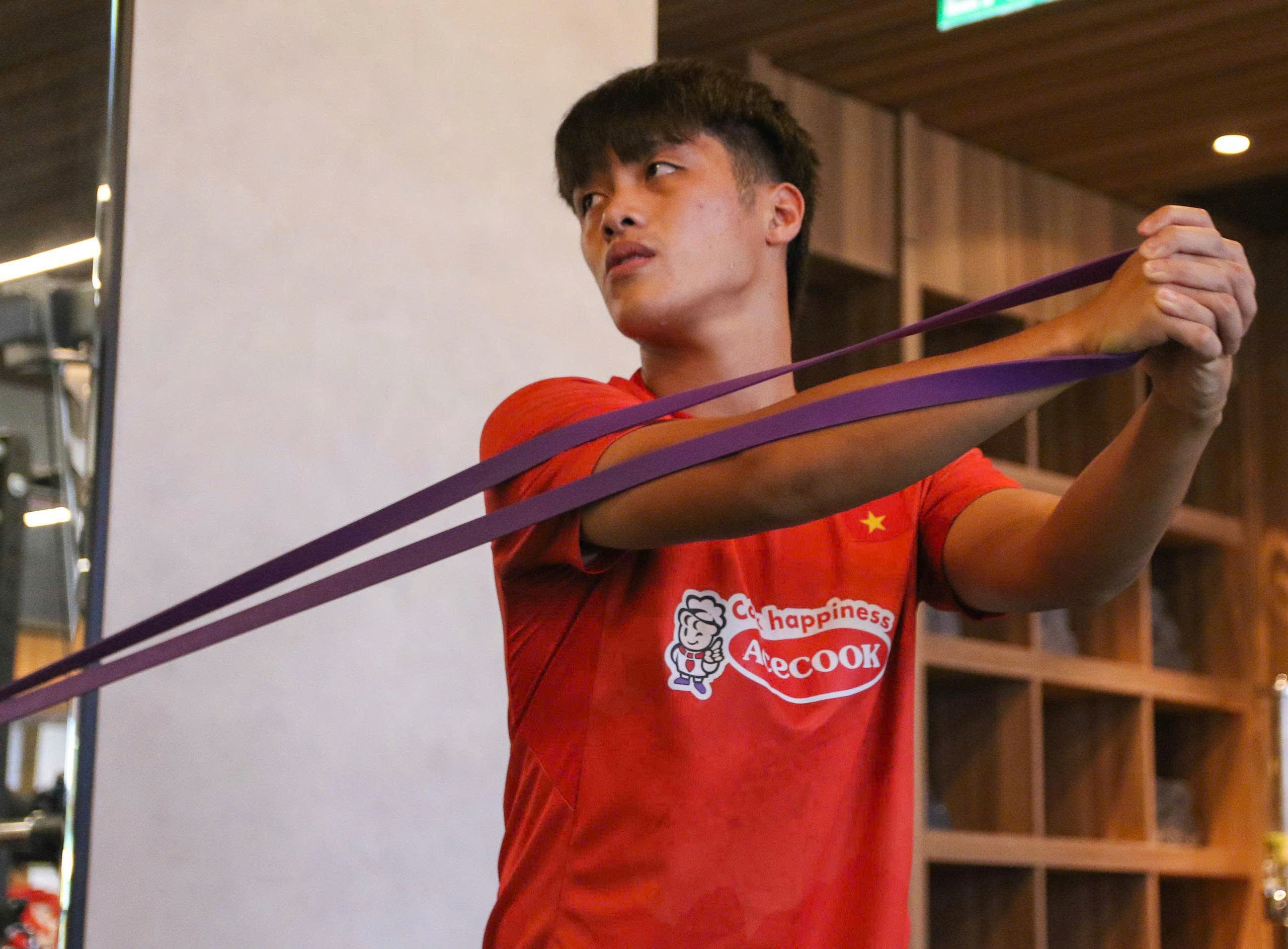 U.23 Việt Nam ‘cực khỏe’ trước trận đại chiến, sẵn sàng cả trí và lực đánh bại Indonesia- Ảnh 4.