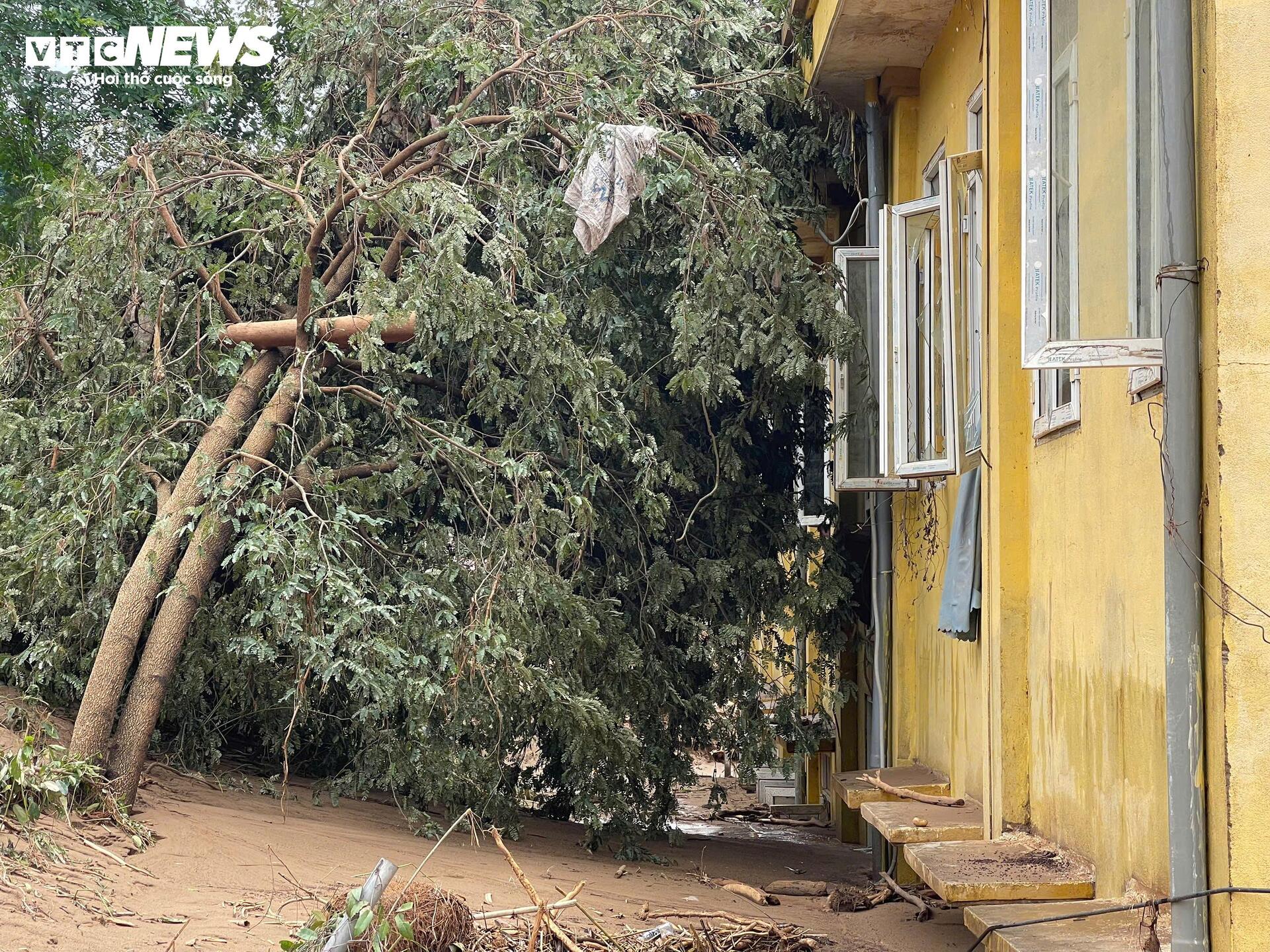 The school was buried after the flood, the principal choked up when talking about the students - 11