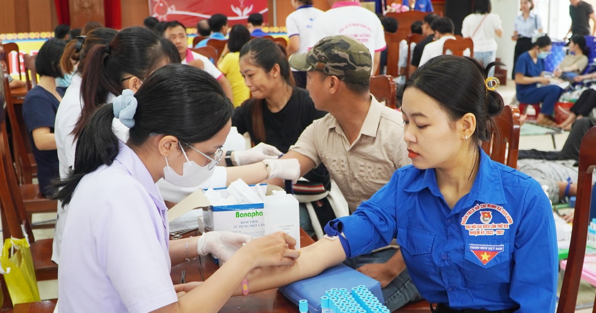 Xã Nam Phước vận động hiến hơn 160 đơn vị máu