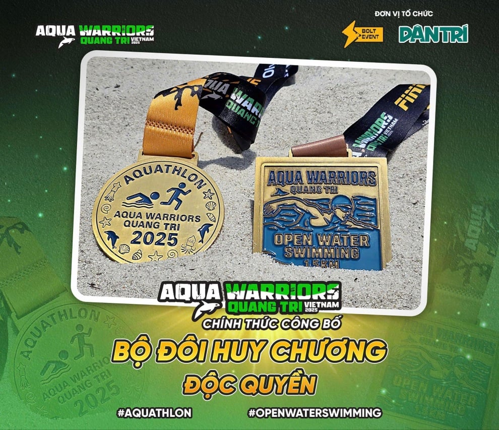 Aqua Warriors Quảng Trị 2025 công bố bộ đôi huy chương độc quyền - 1