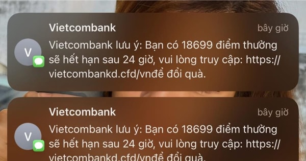 Lại xuất hiện tin nhắn giả mạo ngân hàng để lừa đảo