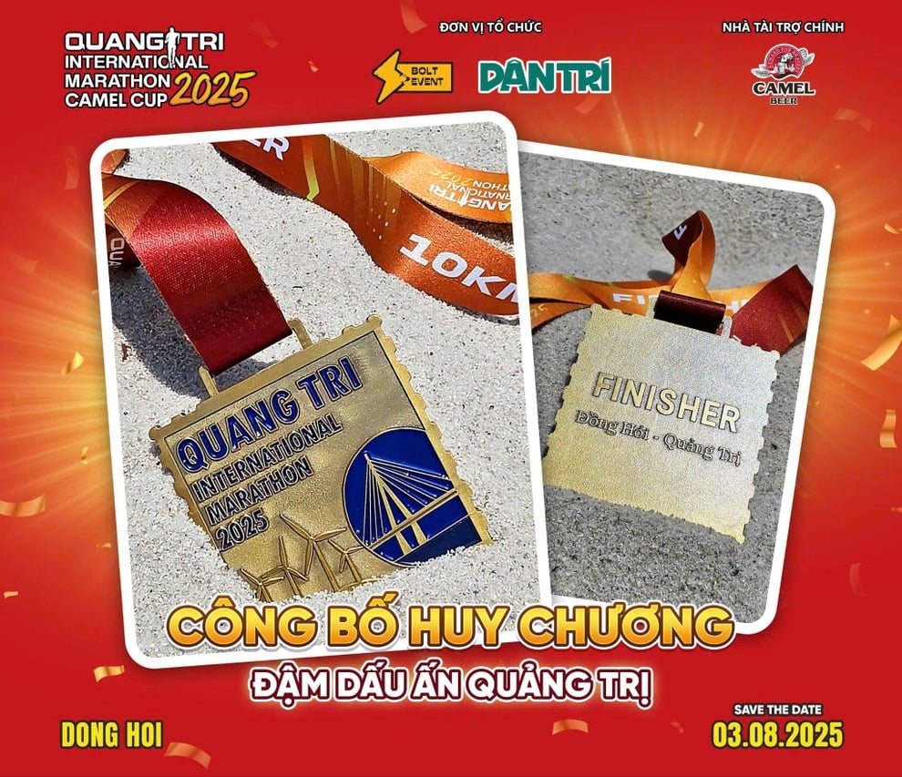 Quang Tri International Marathon 2025 - Camel Cup công bố huy chương đậm dấu ấn Quảng Trị - 1