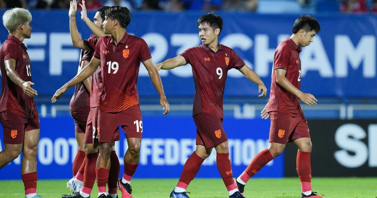 U23 Thái Lan 1-0 U23 Philippines (Hết hiệp 1): Thế trận một chiều
