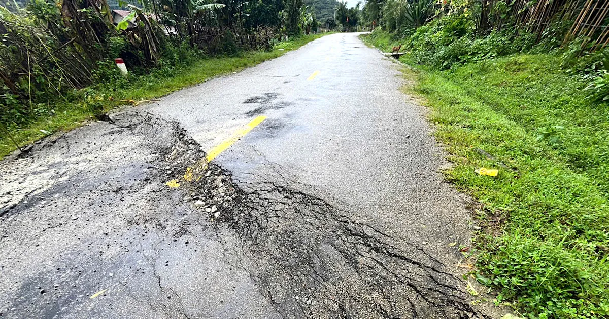 Quang Ngai: Muchas carreteras importantes fueron erosionadas