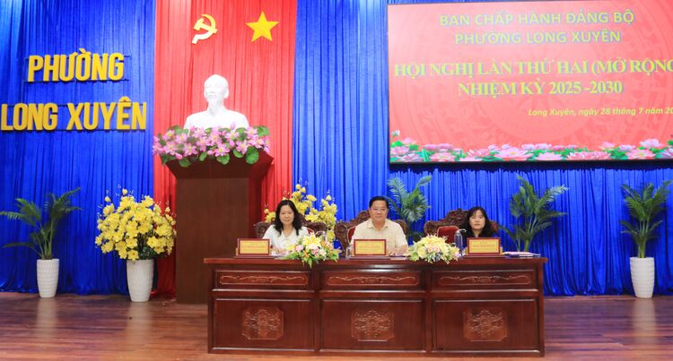 Hội nghị Ban Chấp hành Đảng bộ phường Long Xuyên lần thứ 2