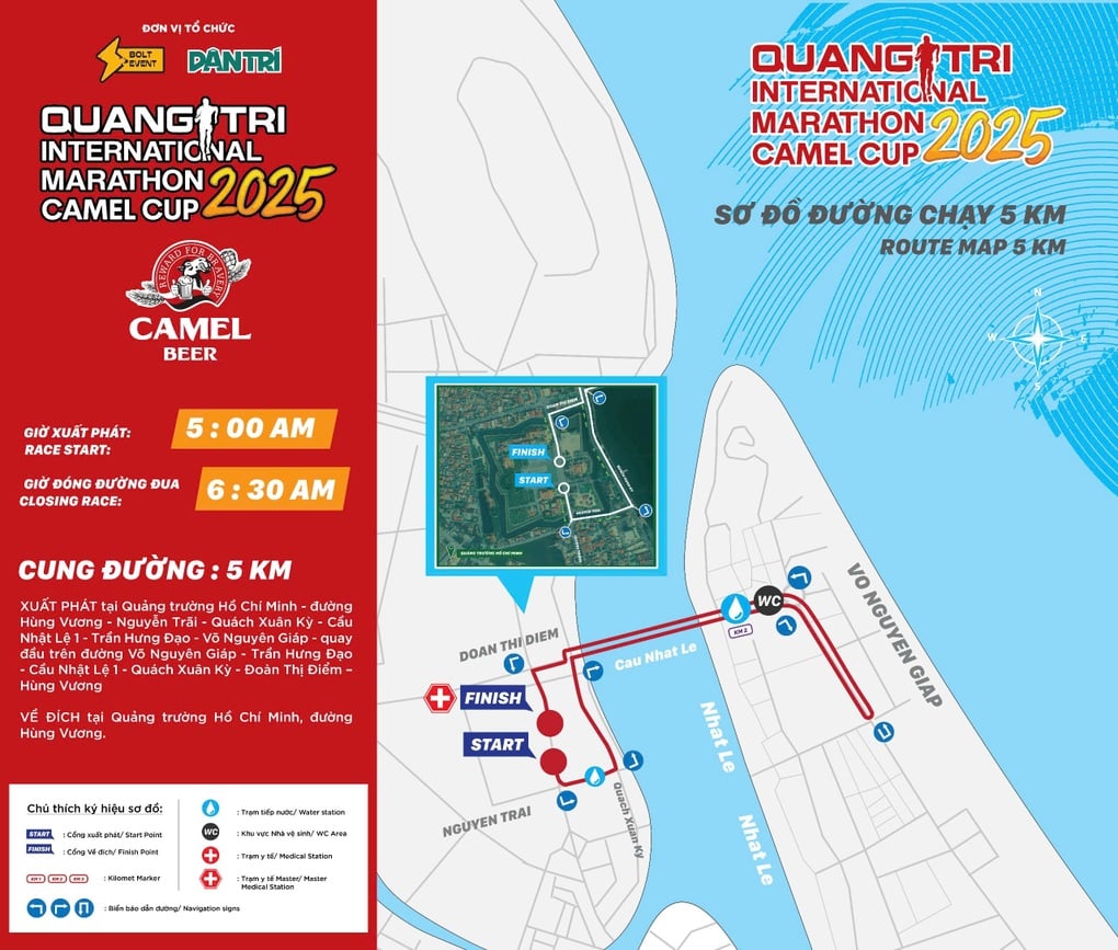 Lộ trình thi đấu tại Quang Tri International Marathon 2025 - Camel Cup - 1
