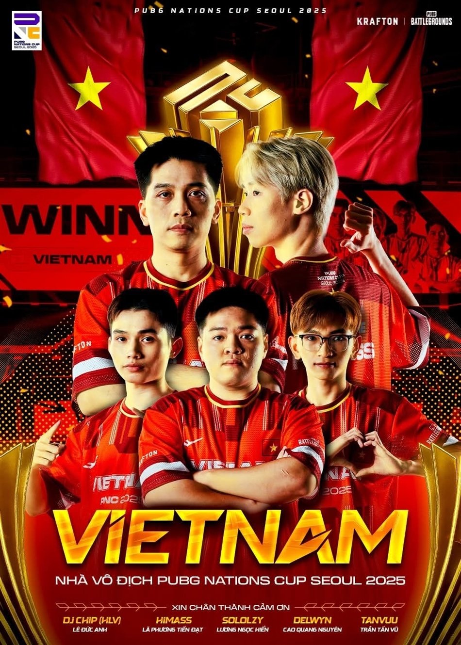 Esports Việt Nam vô địch giải thế giới - PUBG Nations Cup 2025 - Ảnh 1.