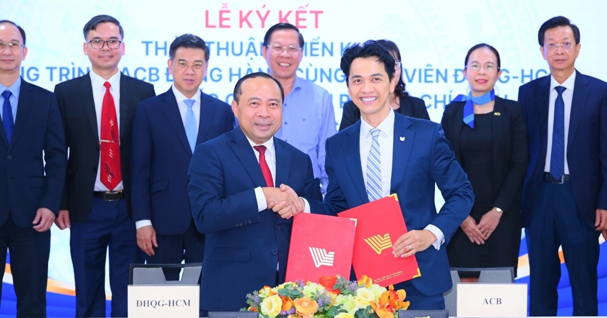 ACB សហការជាមួយសាកលវិទ្យាល័យជាតិទីក្រុងហូជីមិញអនុវត្តកម្មវិធីអមដំណើរនិស្សិត