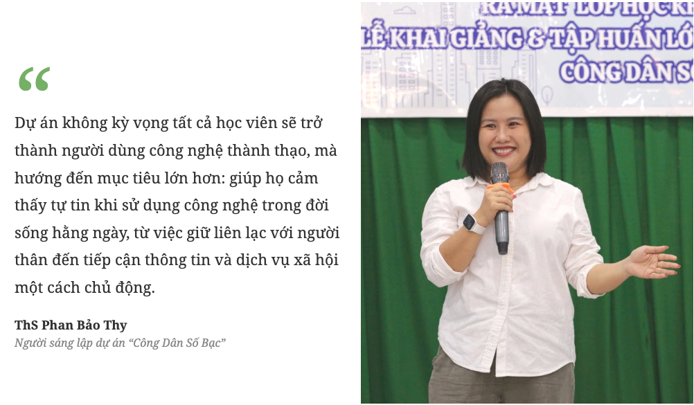 Lớp học “Công dân số bạc” độc đáo: U80 tự tin lướt mạng, thoát bẫy lừa đảo - 8