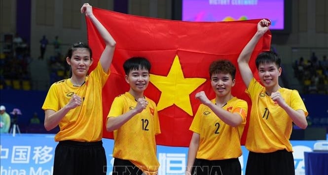 វៀតណាម​ឈ្នះ​ជើងឯក​ស៊ីប៉ាក់​ត្រាវ​ពិភពលោក ក្រោយ​យក​ឈ្នះ​ថៃ