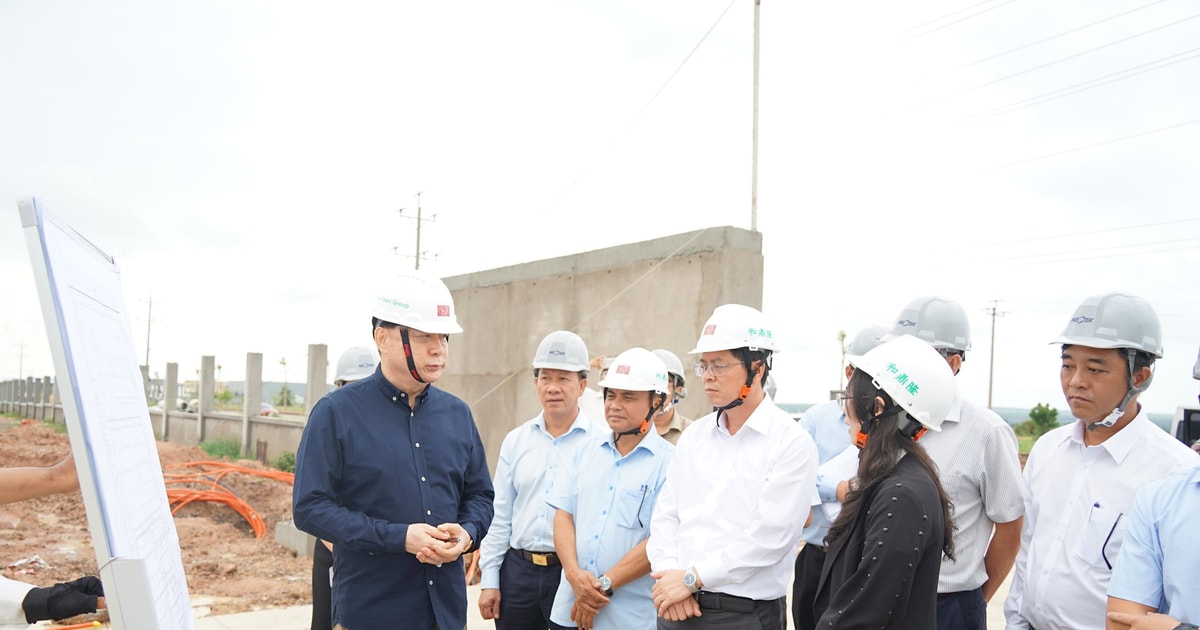 Đẩy nhanh tiến độ đầu tư hạ tầng và thu hút lấp đầy KCN Hàm Kiệm I, II