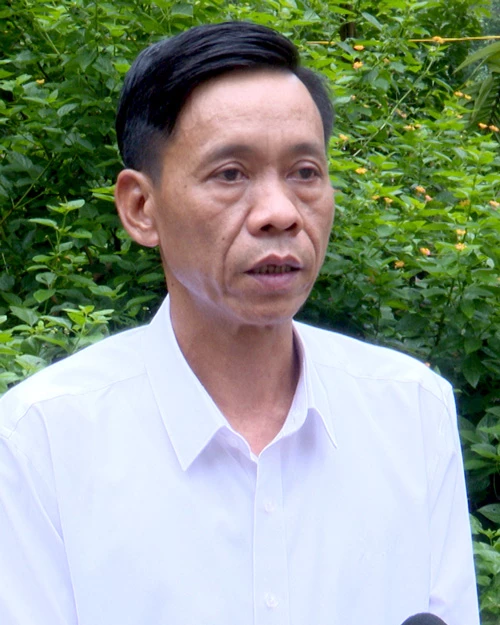 Đồng chí Lê Mạnh Dũng, Chủ tịch UBND xã Thanh Thủy