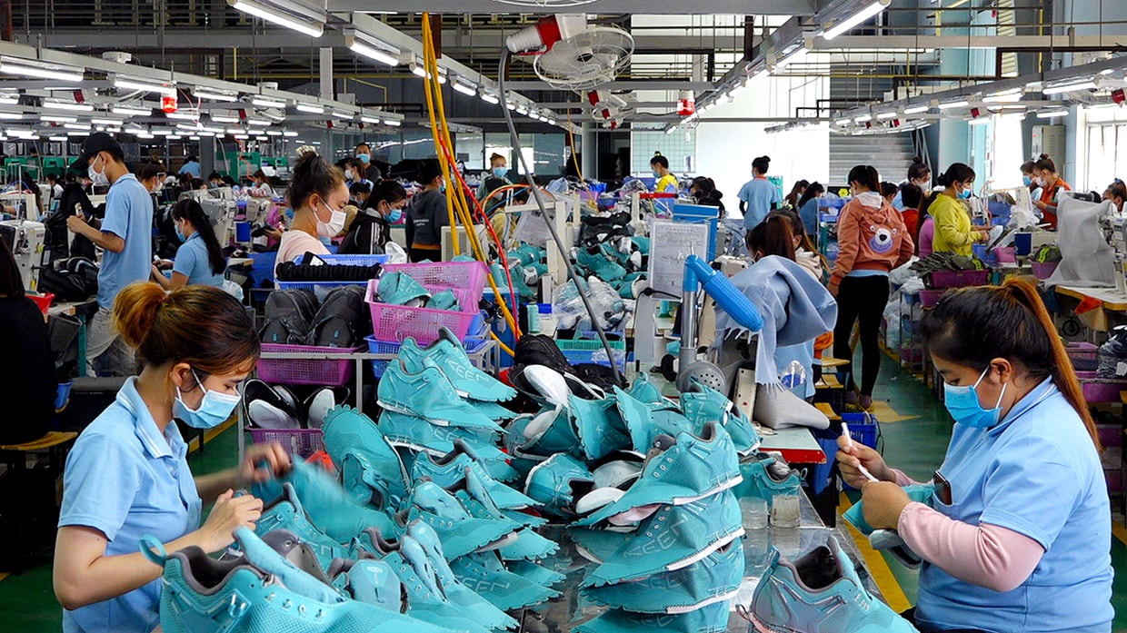 Sản xuất trong khu công nghiệp Hàm Kiệm II