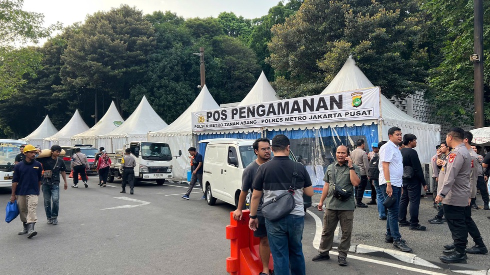 Cảnh sát và đặc nhiệm rất đông, chung kết U.23 Indonesia đại chiến Việt Nam cực nóng!  - Ảnh 7.