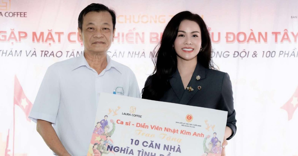 Nhat Kim Anh donó 10 casas en Can Tho