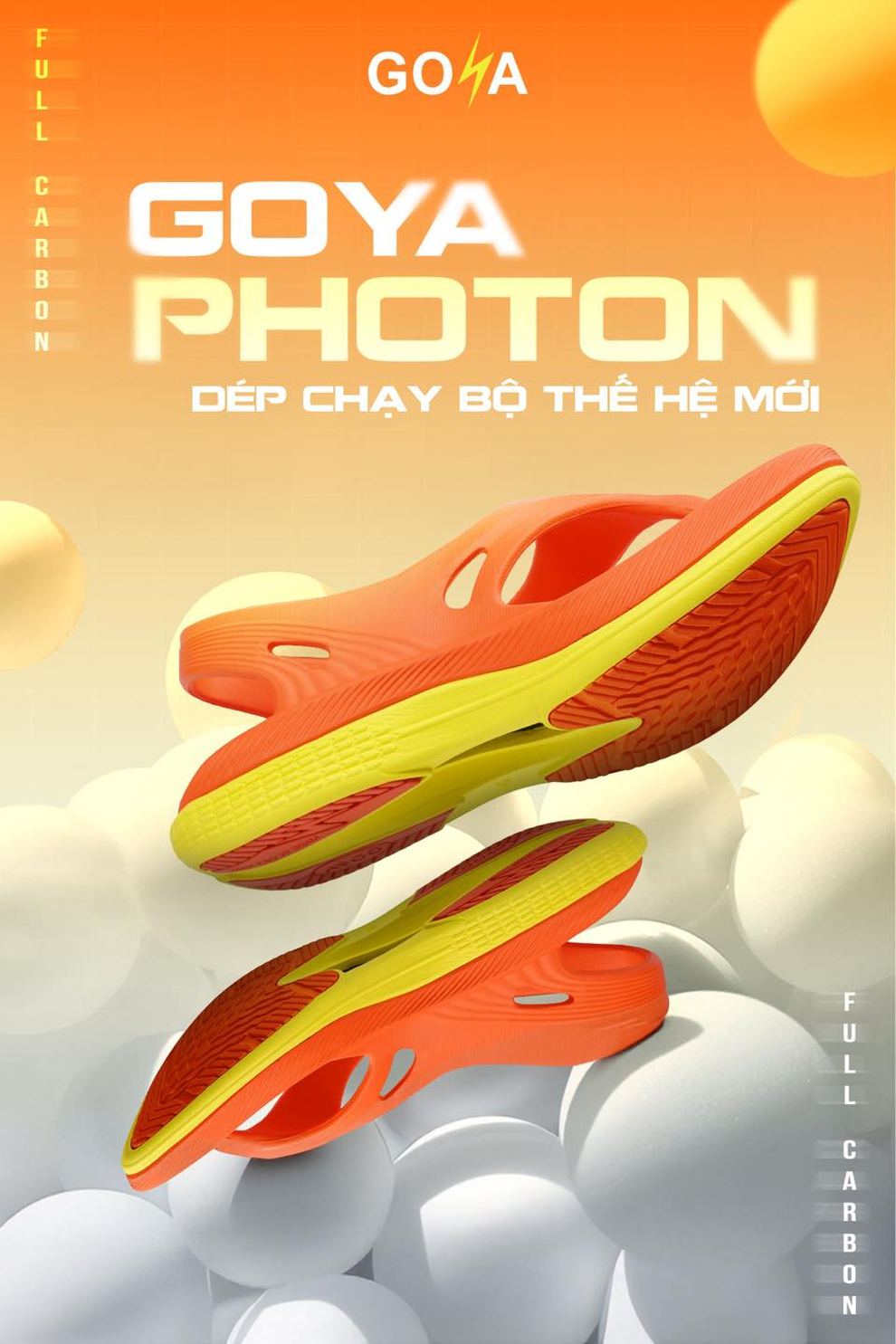 Điểm độc đáo của dép chạy bộ tích hợp tấm carbon toàn phần GOYA Photon - 1