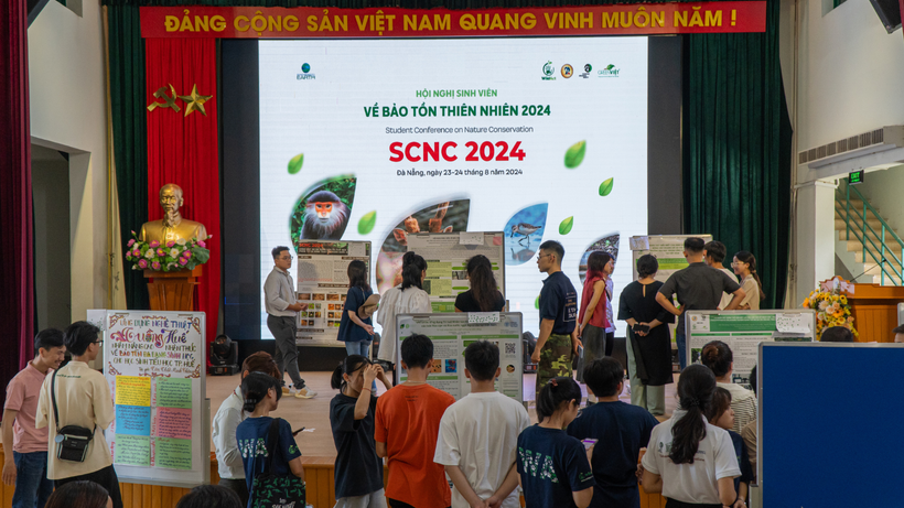 Hội nghị khoa học Sinh viên về bảo tồn thiên nhiên mùa 3 thu hút nhiều sinh viên, nhà bảo tồn trẻ và chuyên gia đầu ngành. (Ảnh: WildAct)