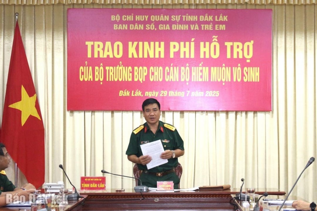 Đại tá Ksơr Lành, Phó Chính ủy Bộ Chỉ huy Quân sự tỉnh