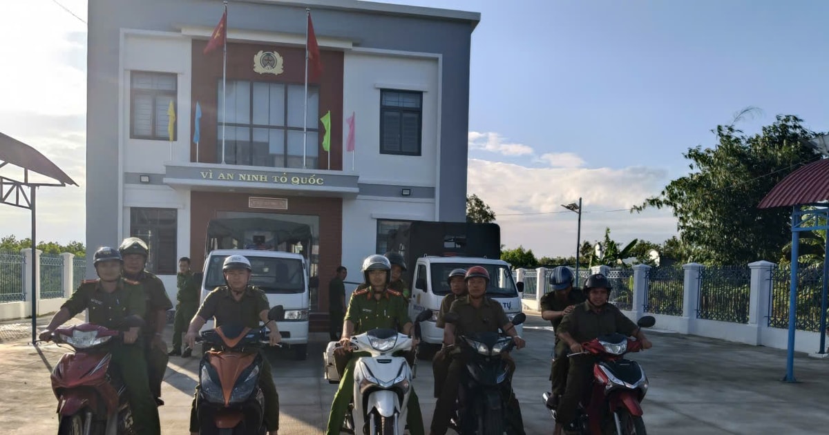 Trà Tân bảo đảm an ninh trật tự cho Đại hội đại biểu Đảng bộ xã lần thứ I