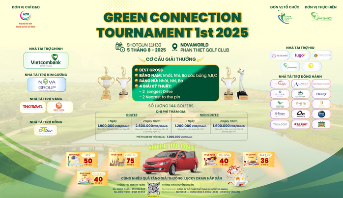 Giải golf Green Connection Tournament kết nối và thúc đẩy du lịch biển - Ảnh 2.
