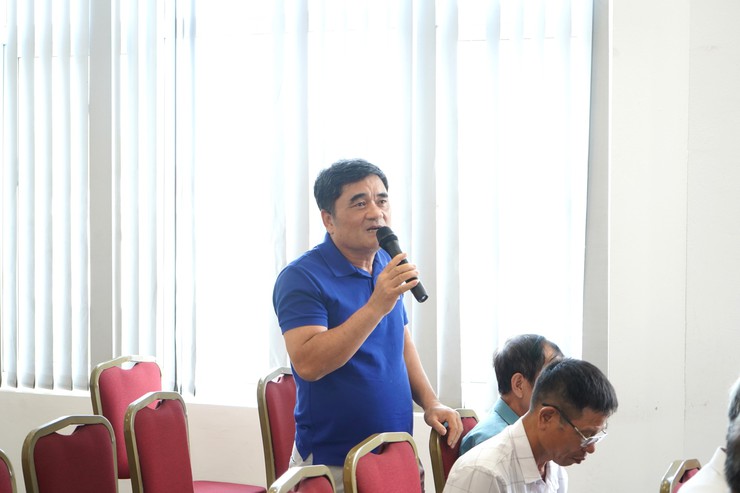 Phúc Lợi tổ chức Hội nghị lấy ý kiến đóng góp vào dự thảo Báo cáo chính trị Đại hội Đảng bộ phường lần thứ I- Ảnh 2.