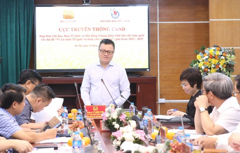 Gần 1.300 tác phẩm dự Giải báo chí "Vì An ninh Tổ quốc và bình yên cuộc sống"