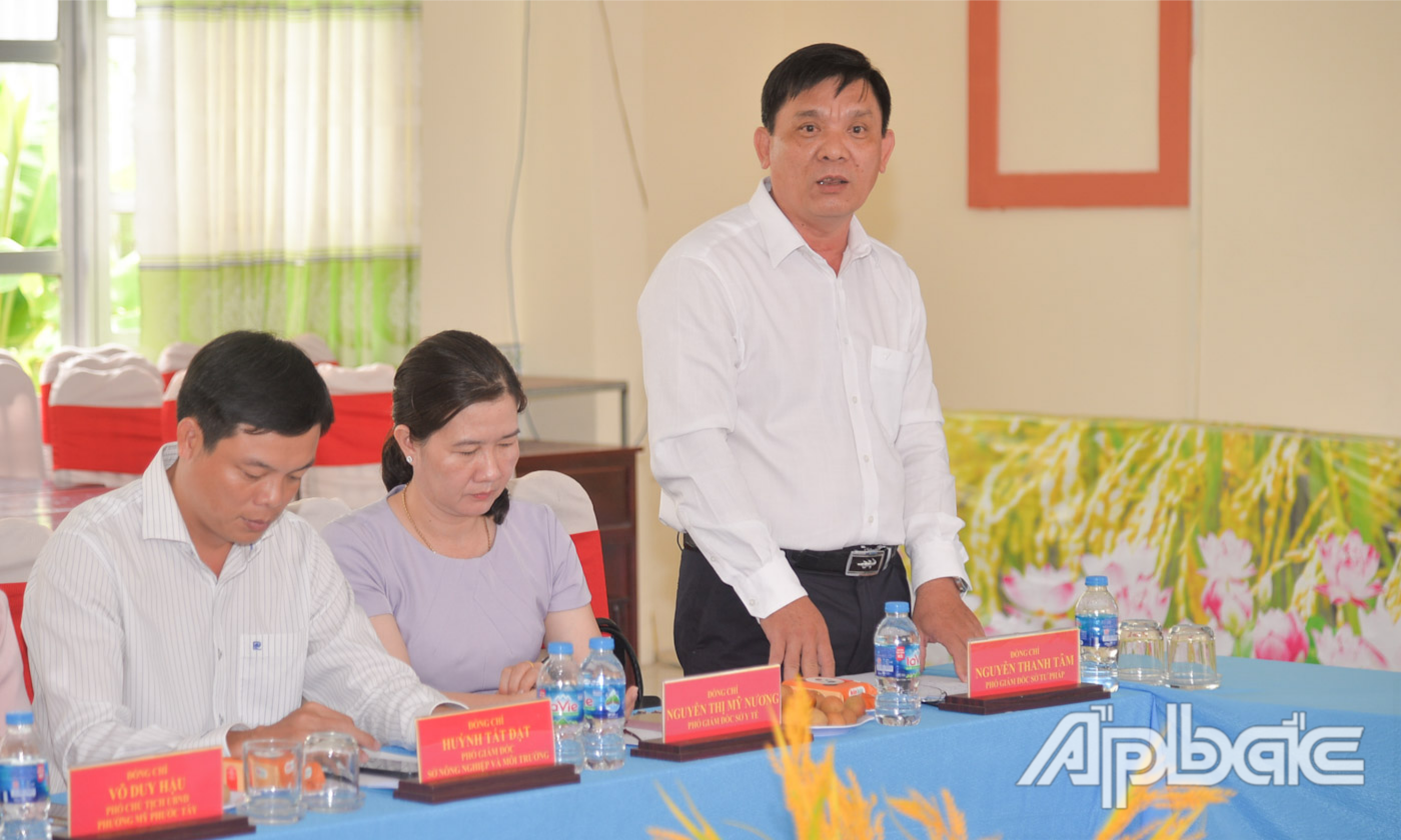 Nguyen Thanh Tam, Deputy Director of the Department of Justice, said that the Department has established a hotline to support localities in resolving work related to the judicial sector.