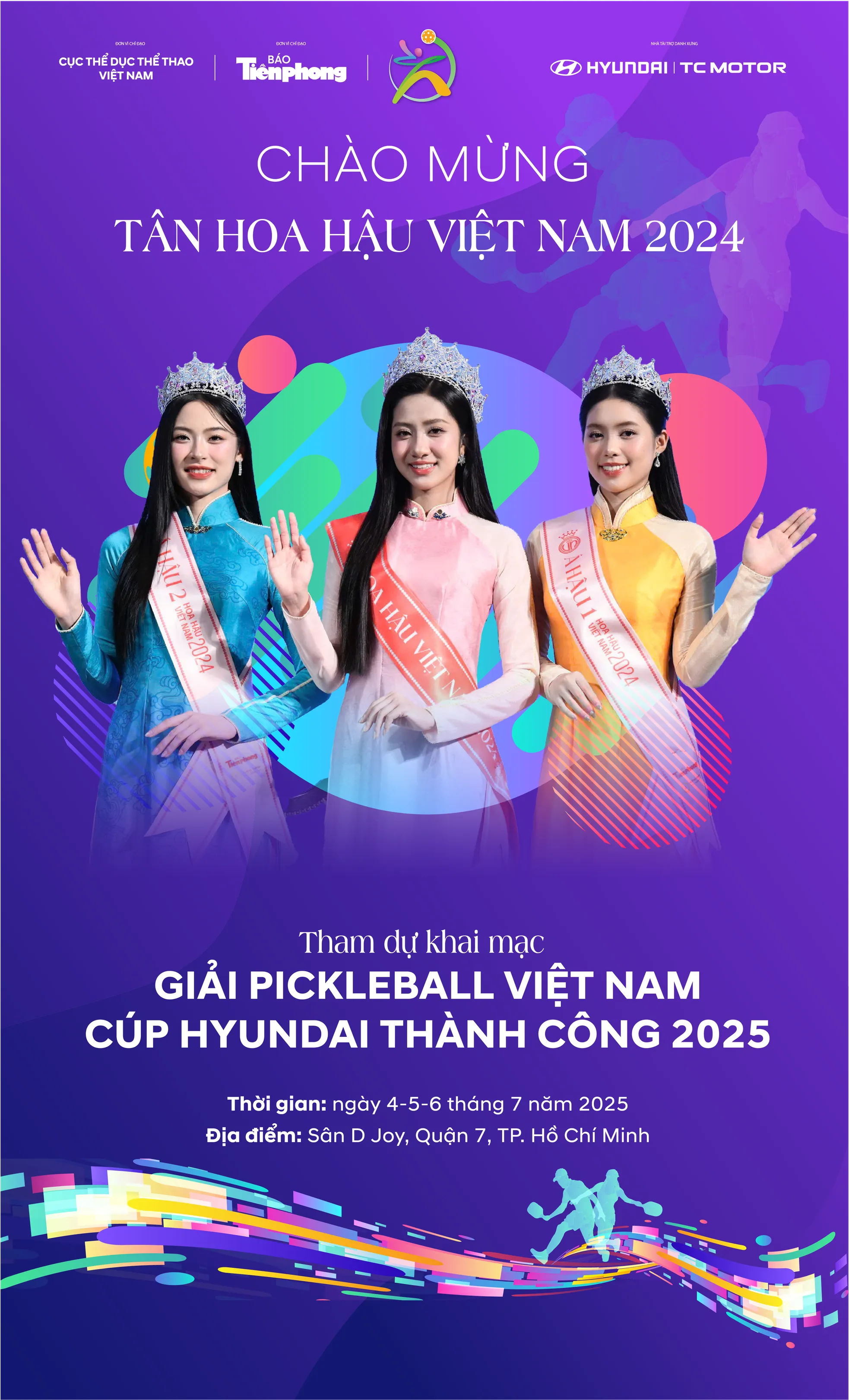 New Miss Vietnam comes to Vietnam Pickleball Tournament 2025 photo 1