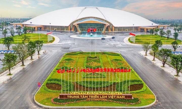 Triển lãm thành tựu Đất nước nhân dịp kỷ niệm 80 năm Ngày Quốc khánh được tổ chức tại Trung tâm Triển lãm Quốc gia.