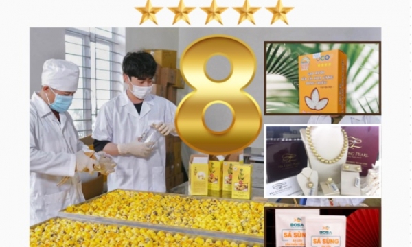 ៨ - ជា​ចំនួន​ផលិតផល OCOP Quang Ninh ដែល​ទទួល​បាន​ចំណាត់​ថ្នាក់​ផ្កាយ ៥ ទូទាំង​ប្រទេស