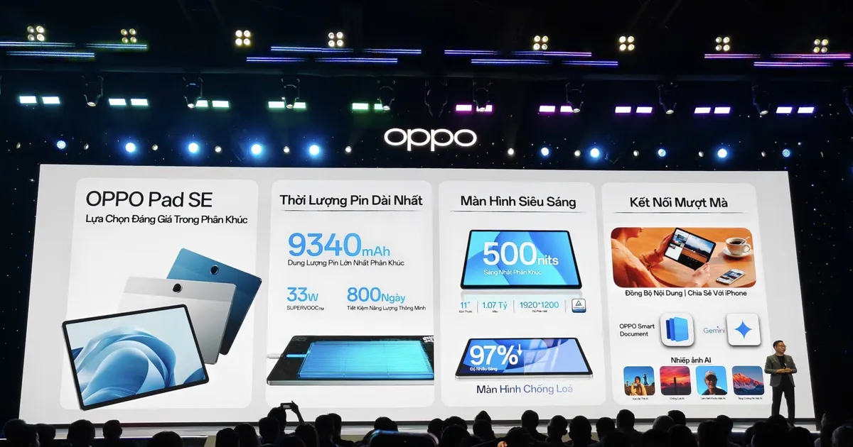 OPPO Pad SE với mức giá phù hợp cho người dùng