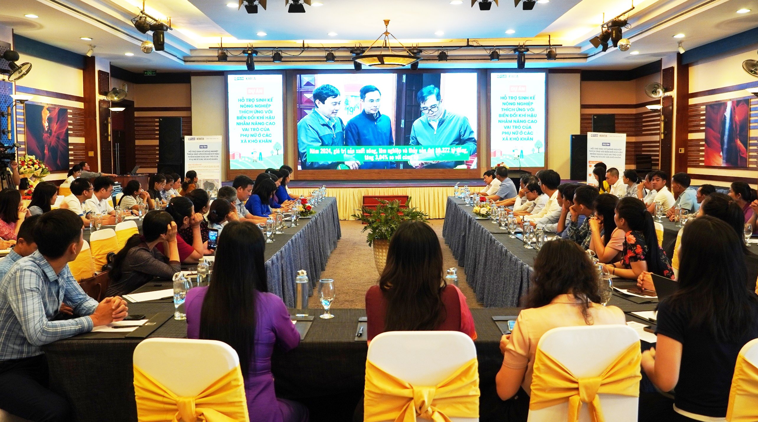 Hội thảo khởi động dự án “Hỗ trợ sinh kế nông nghiệp thích ứng với biến đổi khí hậu nhằm nâng cao vai trò phụ nữ ở các xã khó khăn