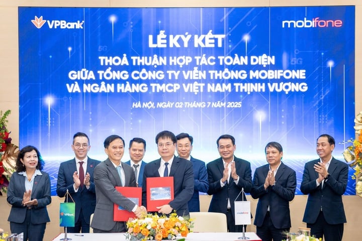 VPBank và MobiFone hợp tác thúc đẩy kinh doanh số. (Nguồn: MobiFone)