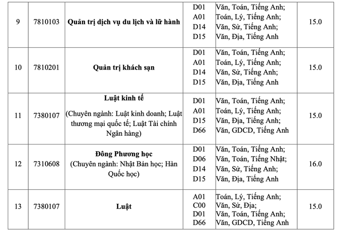 Điểm sàn của Trường ĐH Ngoại ngữ - Tin học TP HCM từ 15 đến 17 - Ảnh 2.