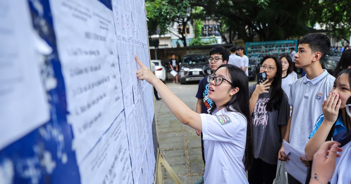 Hanoi plans to announce 10th grade benchmark scores on July 4, watch on Tuoi Tre Online
