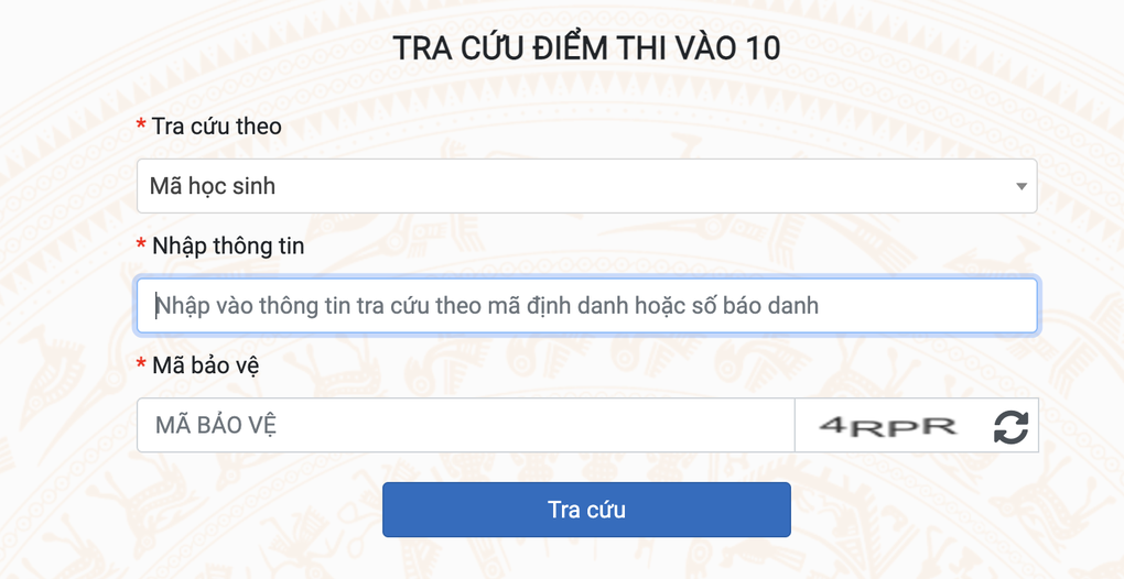 Cách tra cứu điểm thi lớp 10 THPT của Hà Nội nhanh, chính xác nhất - 1