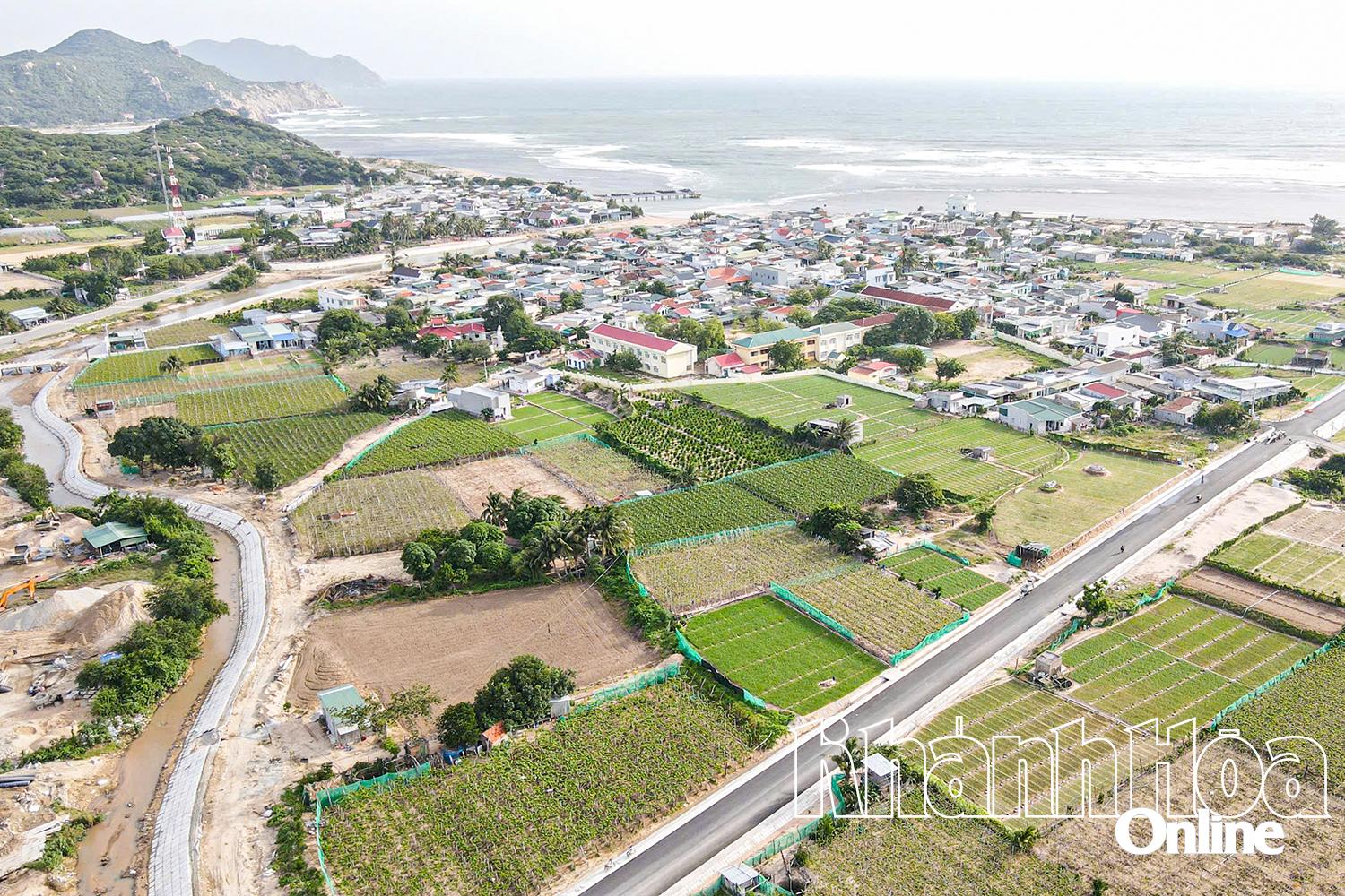 Khu vực sẽ triển khai Dự án Nhà máy Điện hạt nhân Ninh Thuận 2 tại xã Vĩnh Hải.
