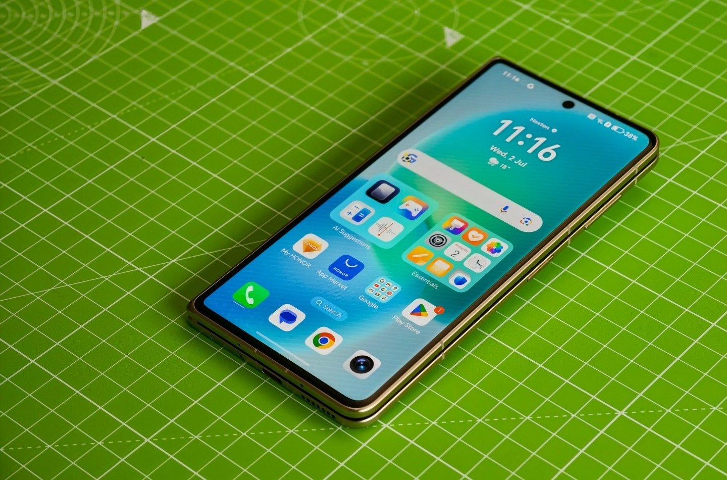 smartphone man hinh gap,  smartphone gap Samsung,  Honor Magic V5,  smartphone sieu mong anh 1