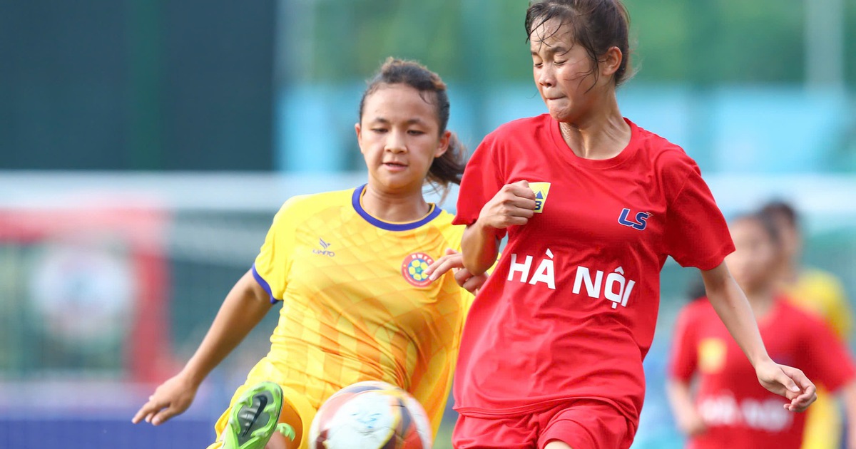 U.16 ហាណូយ នៅតែនាំមុខការប្រកួតនារី U.16 ថ្នាក់ជាតិ U.16 Son La ស្មើយ៉ាងជក់ចិត្ត