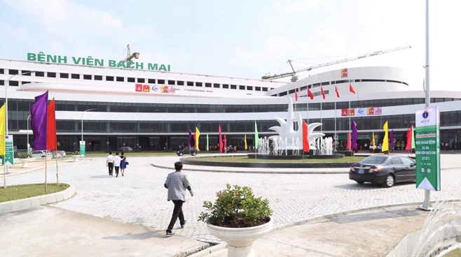 Bệnh viện Bạch Mai cơ sở 2. Ảnh: Lê Nga