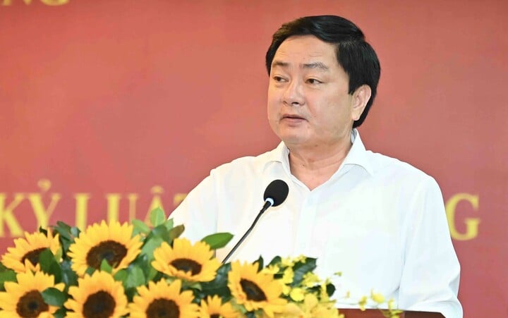 Secretary of Tay Ninh Provincial Party Committee Nguyen Van Quyet.