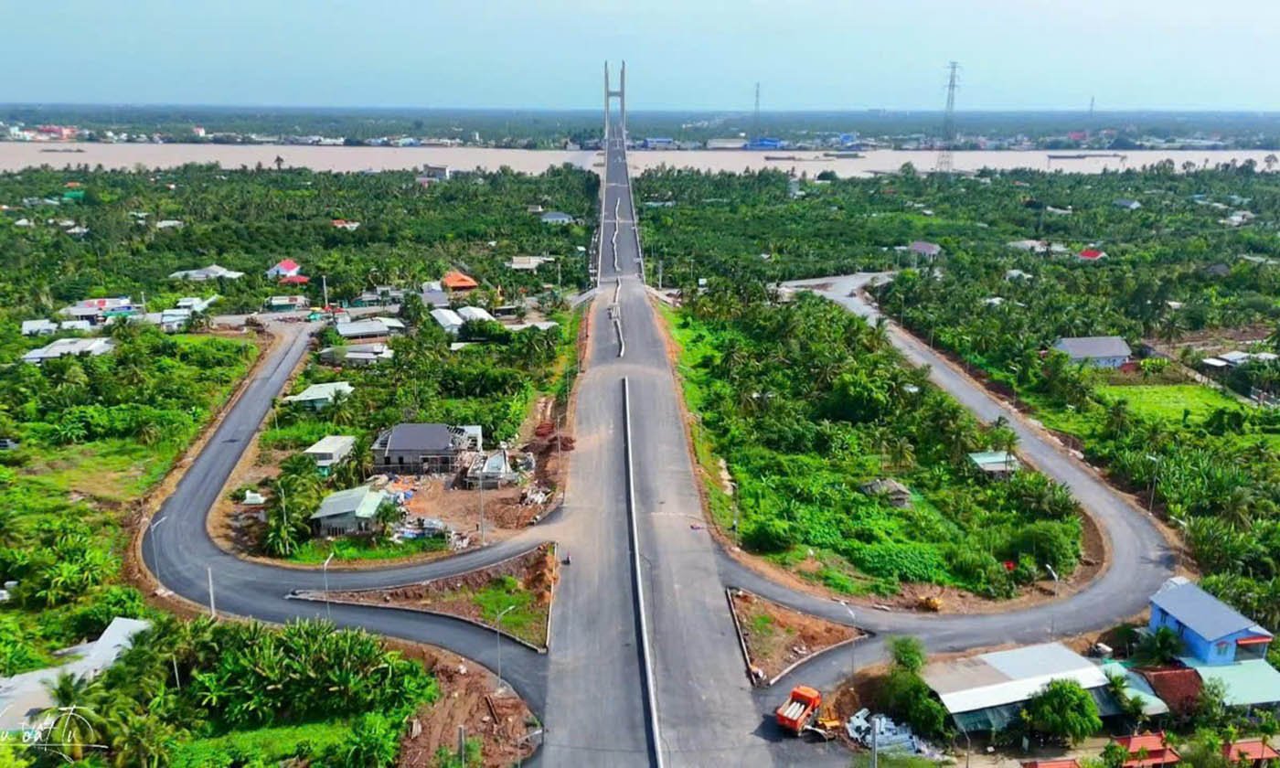 Dự án đầu tư xây dựng công trình cầu Rạch Miễu 2 dự kiến sẽ khánh thành đưa vào khai thác trước ngày 2-9.