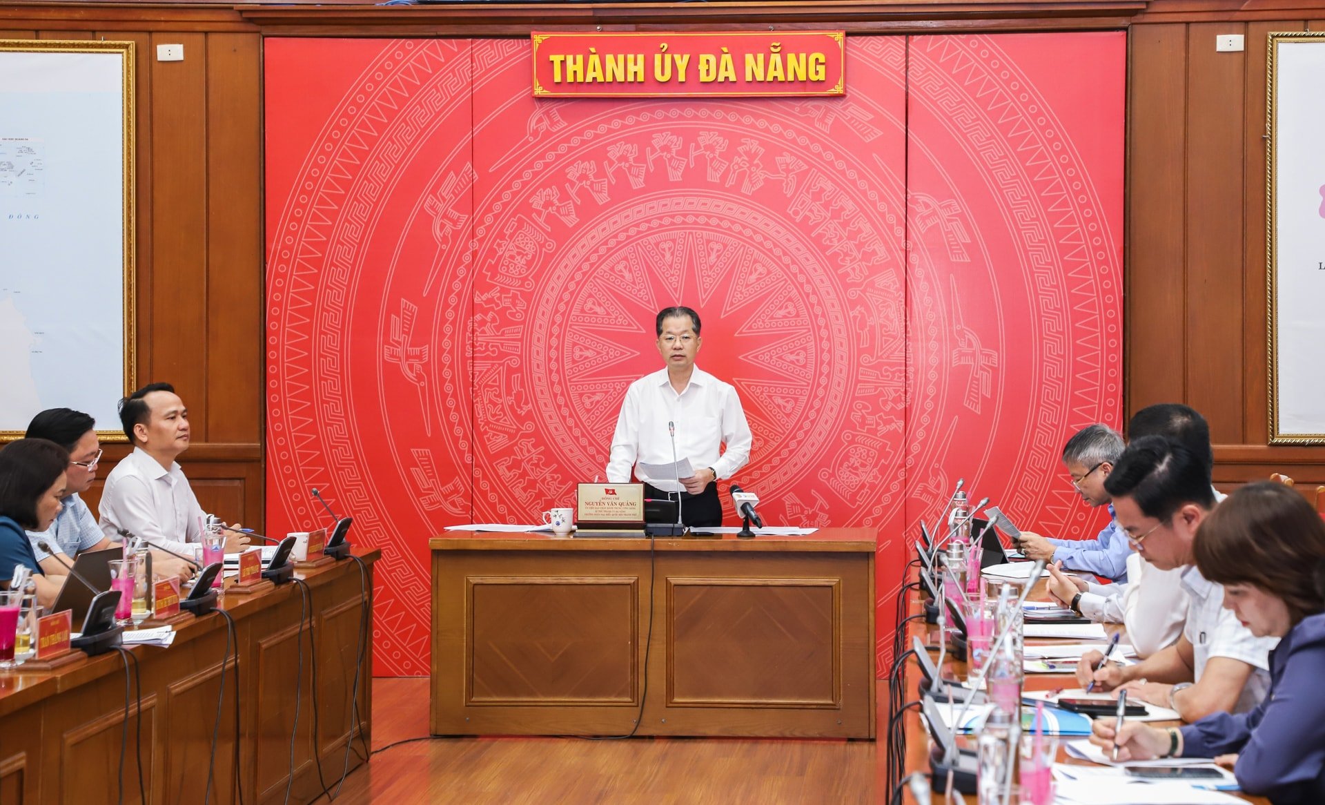 Bí thư Thành ủy Nguyễnphát biểu kết luận. Ảnh: NGỌC PHÚ