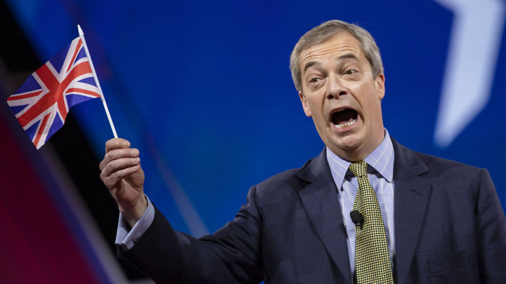 Nghị sĩ Anh Nigel Farage phản đối việc xác minh danh tính trên Internet. (Nguồn: Getty Images)