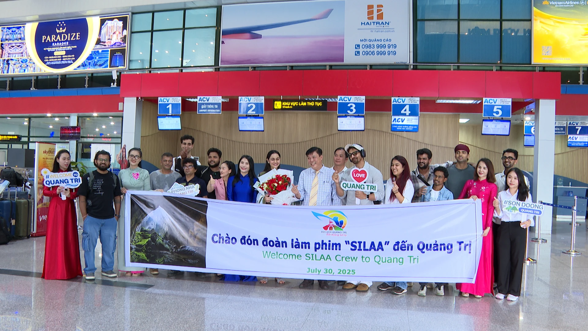 Đoàn làm phim Silla đến Quảng Trị