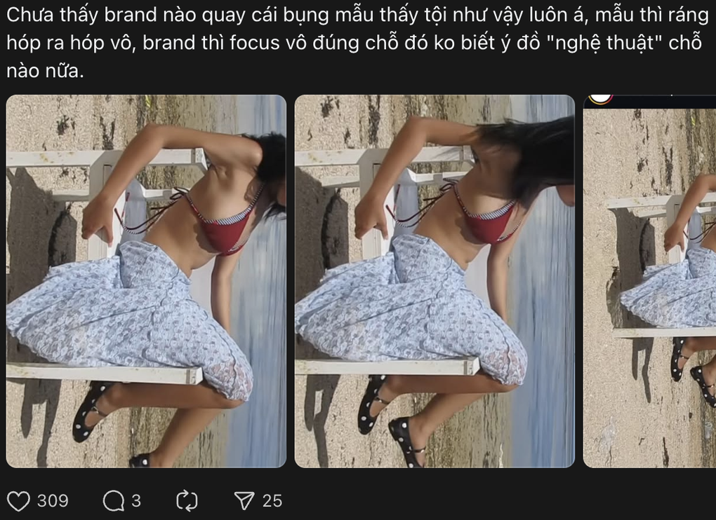 Nhãn thời trang Việt bị chê quảng cáo kém duyên, khách hàng phản ứng - 1