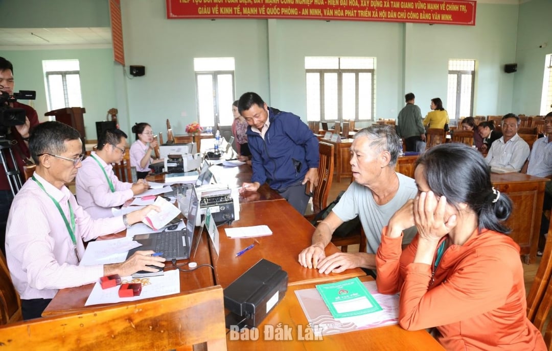 Hoạt động giao dịch tại Điểm giao dịch Tam Giang