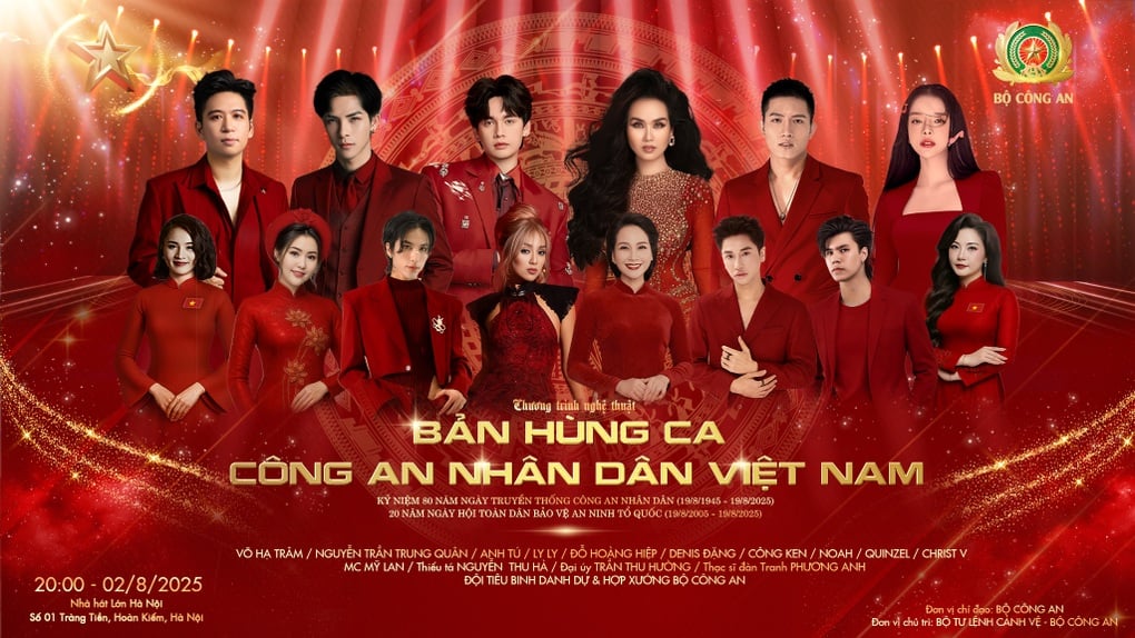 Võ Hạ Trâm, Anh Tú biểu diễn tại Bản hùng ca Công an nhân dân Việt Nam - 1