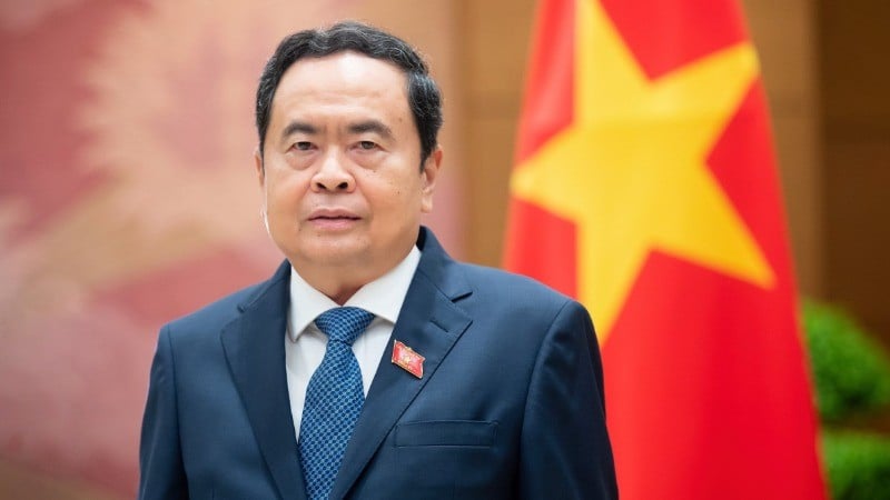 Chairman of the National Assembly Tran Thanh Man.